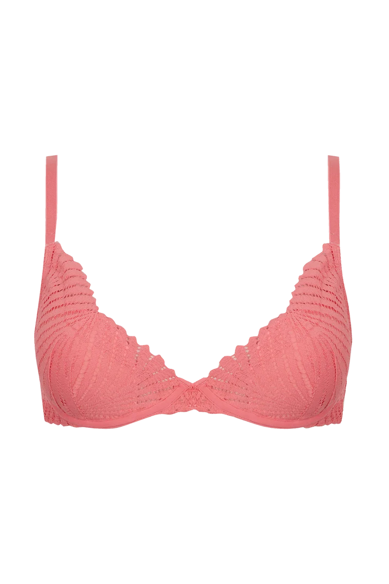 Soutien-gorge à coques Muse - Rose bonbon