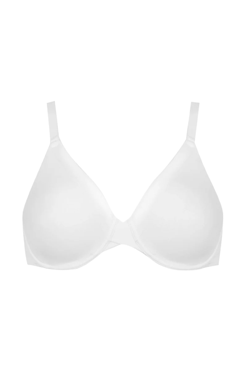 Soutien-gorge à armatures Tulle Design Coton - Blanc naturel