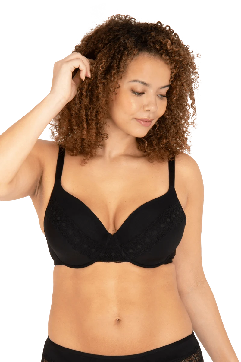 Soutien-gorge à coques spacer Jour après jour - Noir