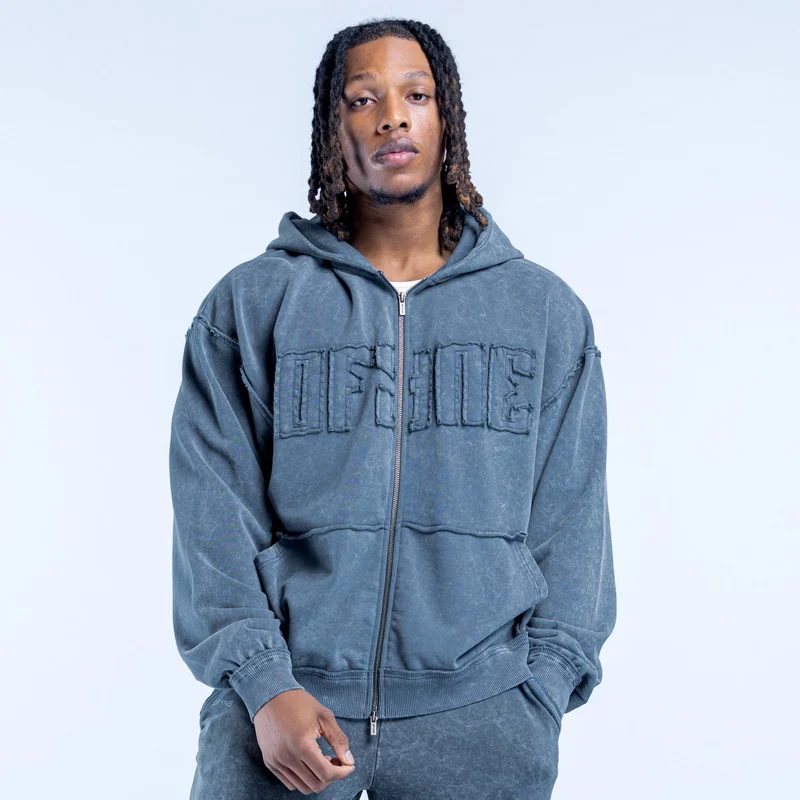 Recharge Washed Zip Hoodie