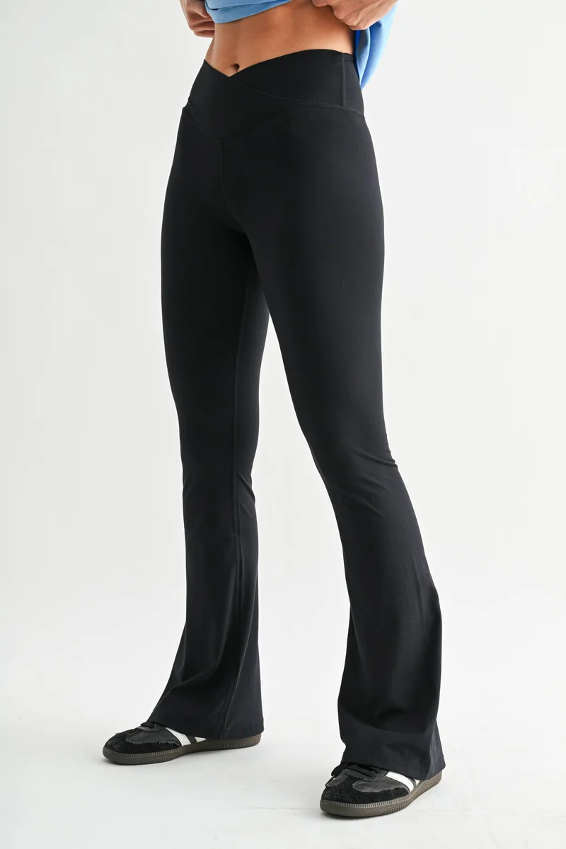 Venice Crossover Waist Yoga Pants