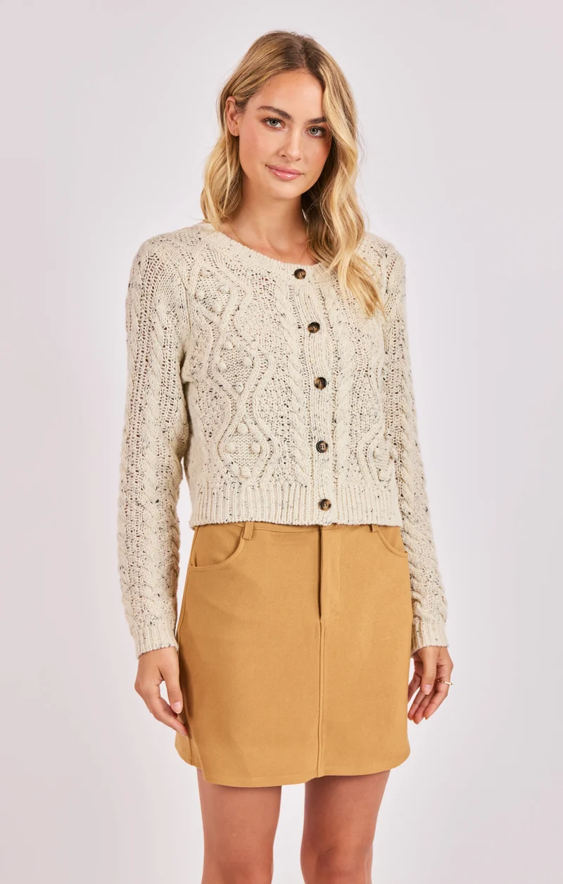 Effortless Cable Knit Cardi