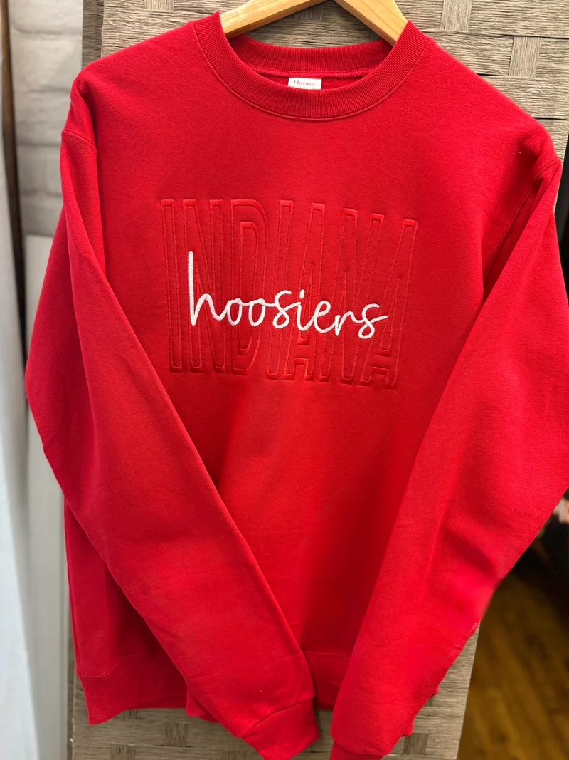 Indiana Monotone Embroidered Sweatshirt