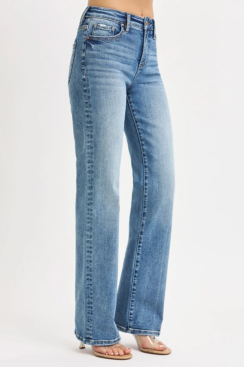 High Rise Straight Jeans