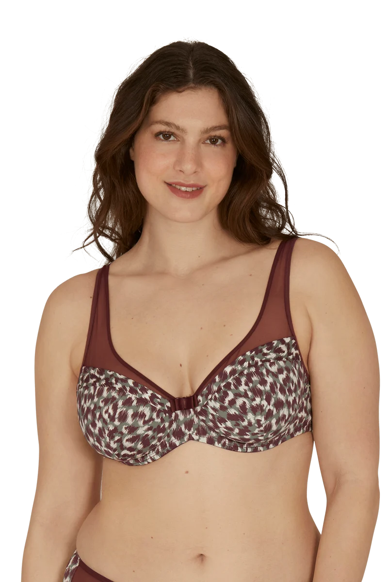 Soutien-gorge à armatures Tulle Design - Félin