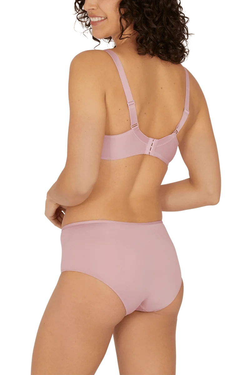 Shorty en dentelle et microfibre L'irrésistible - Lilas