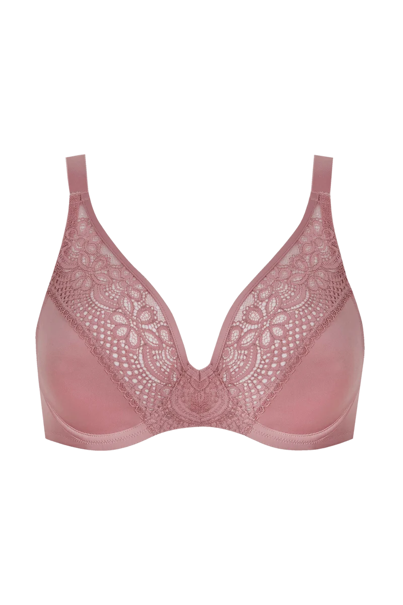 Soutien-gorge foulard à armatures L'irrésistible - Lilas