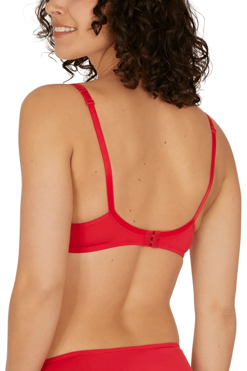 Soutien-gorge à armatures Tulle Design - Rouge ardent