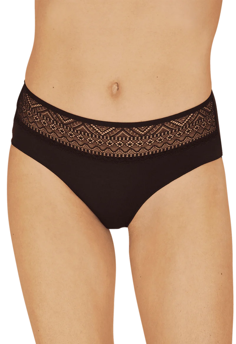 Lot de 3 Slips - Trio Modal - Noir / nude / blanc