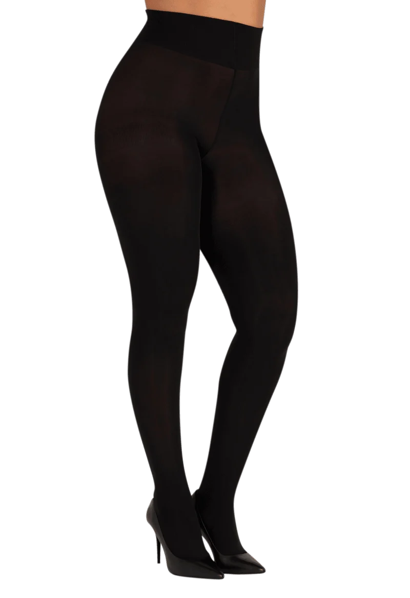 Collant Ultra-Opaque 80D Well Infini Confort - Noir