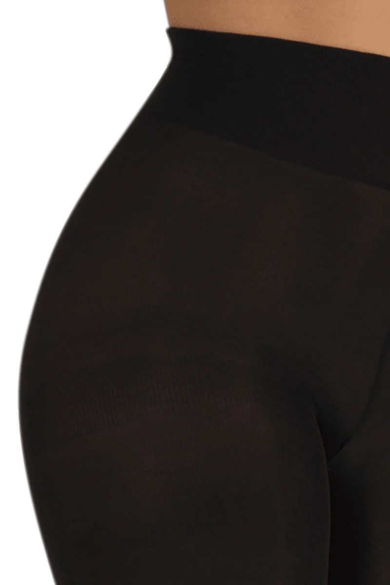 Collant Ultra-Opaque 80D Well Infini Confort - Noir