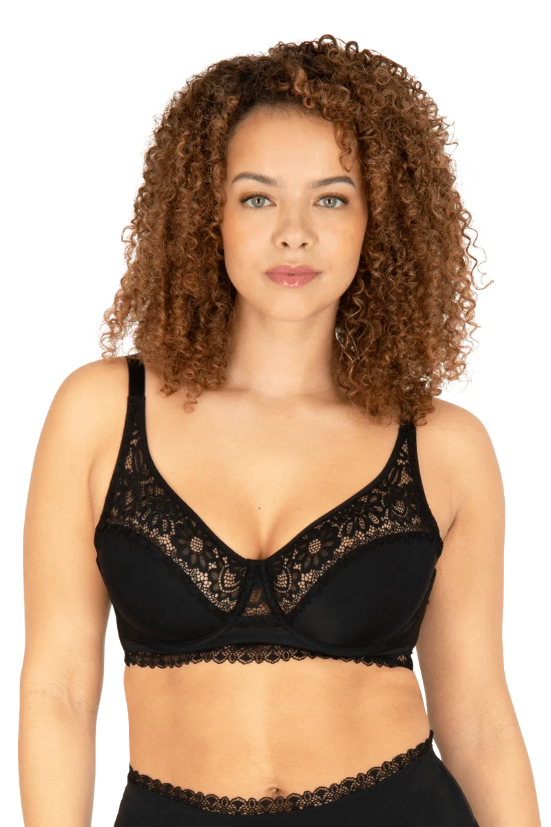 Soutien-gorge à armatures dentelle Well Allure L'Elégante - Noir