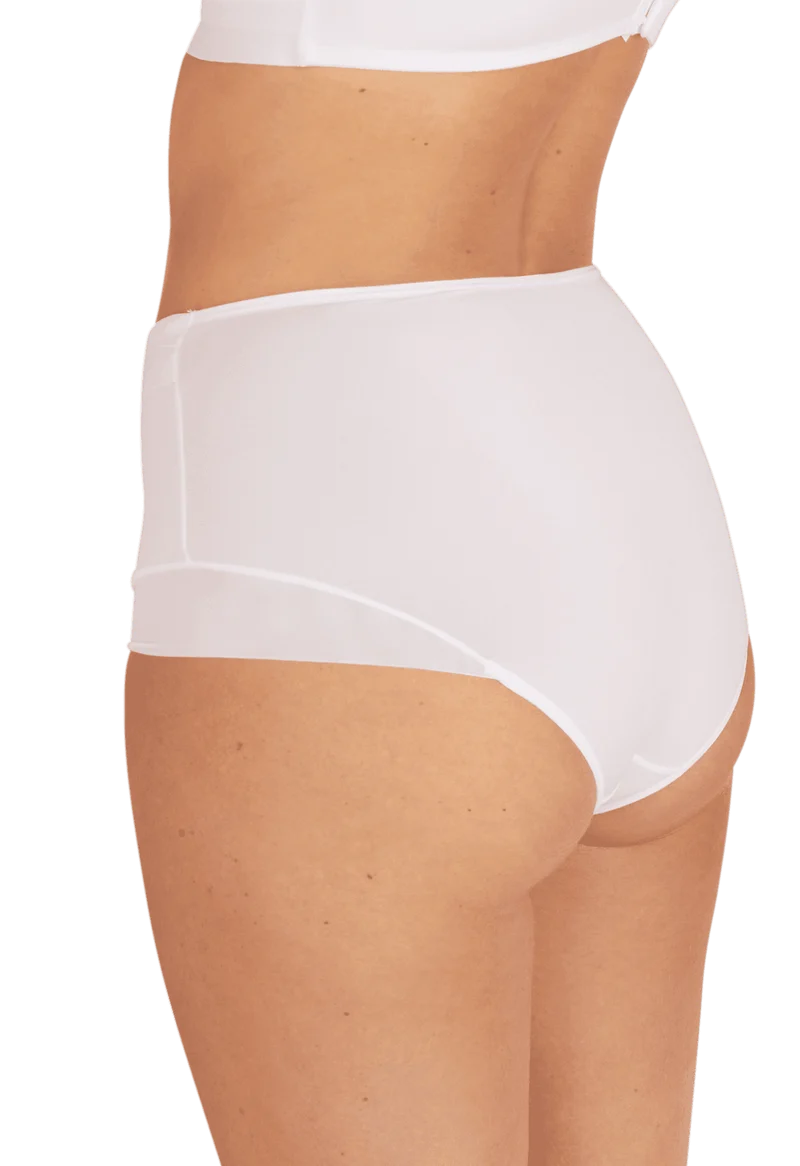 Shorty taille haute Tulle Design - Blanc