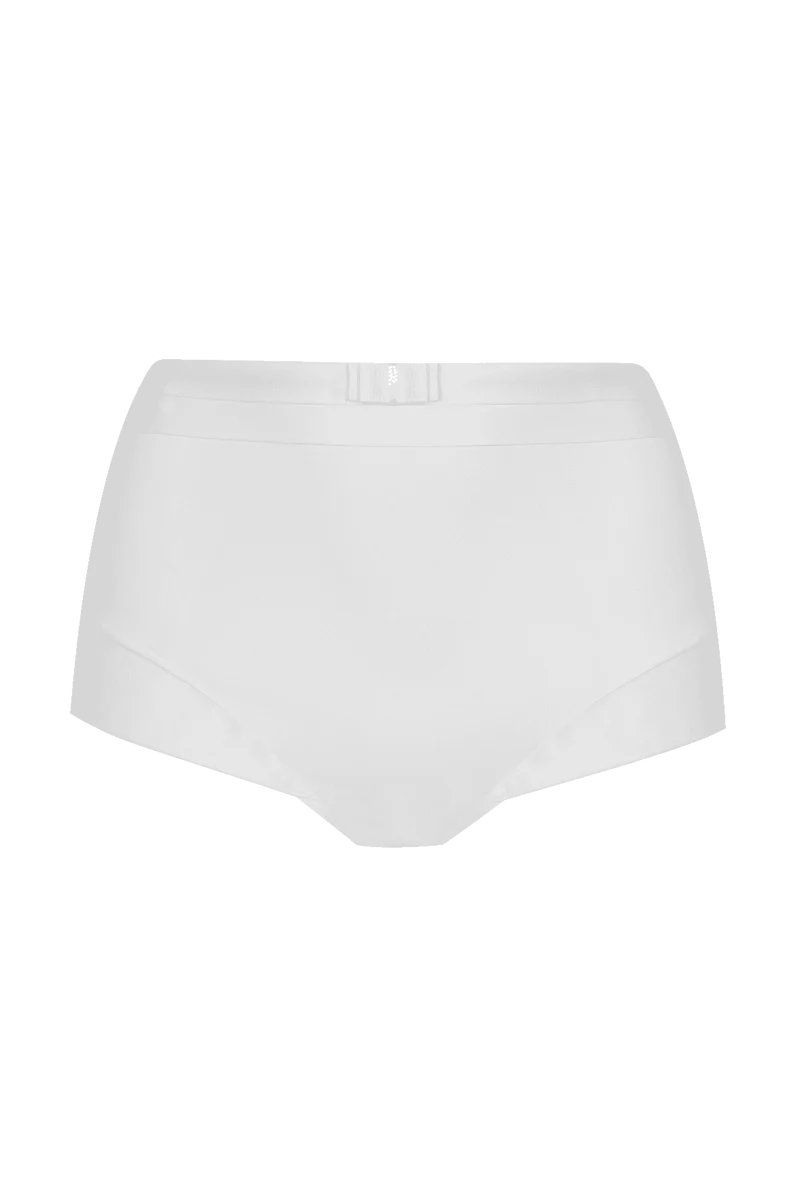 Shorty taille haute Tulle Design - Blanc