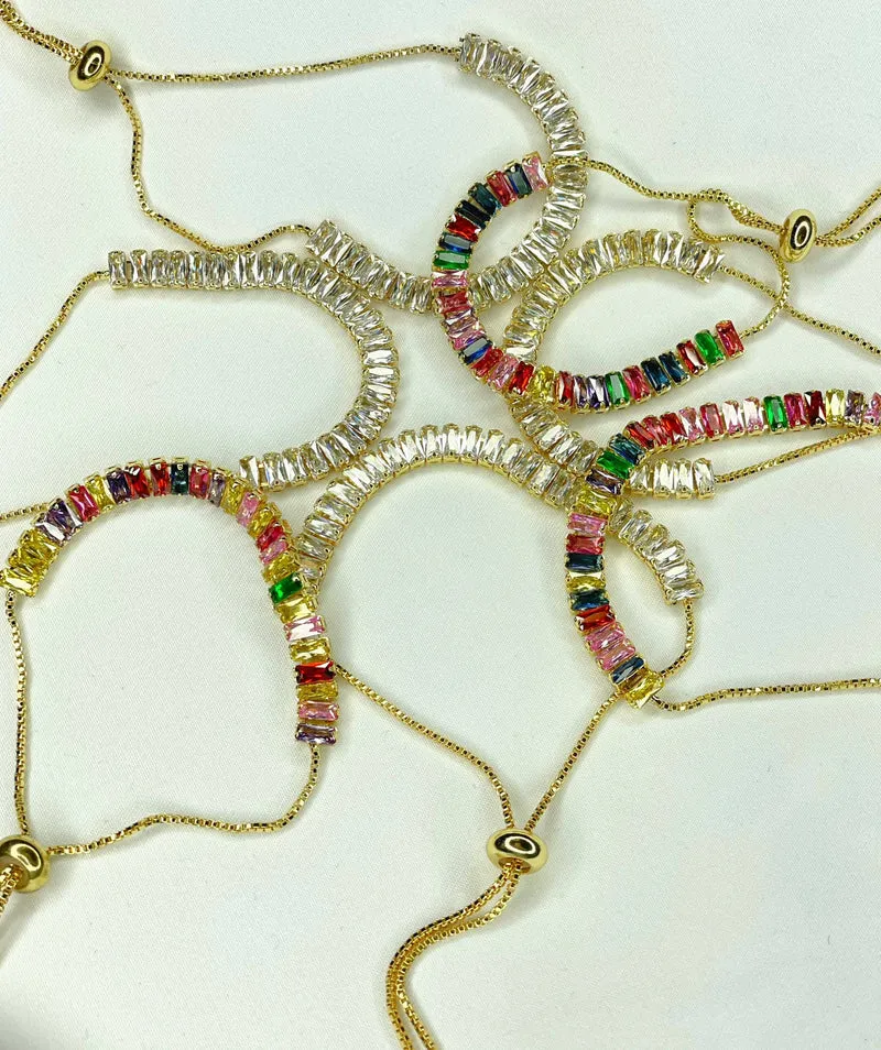 Baguette Adjustable Bracelet