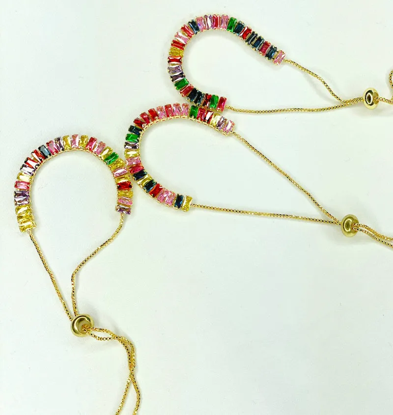 Baguette Adjustable Bracelet