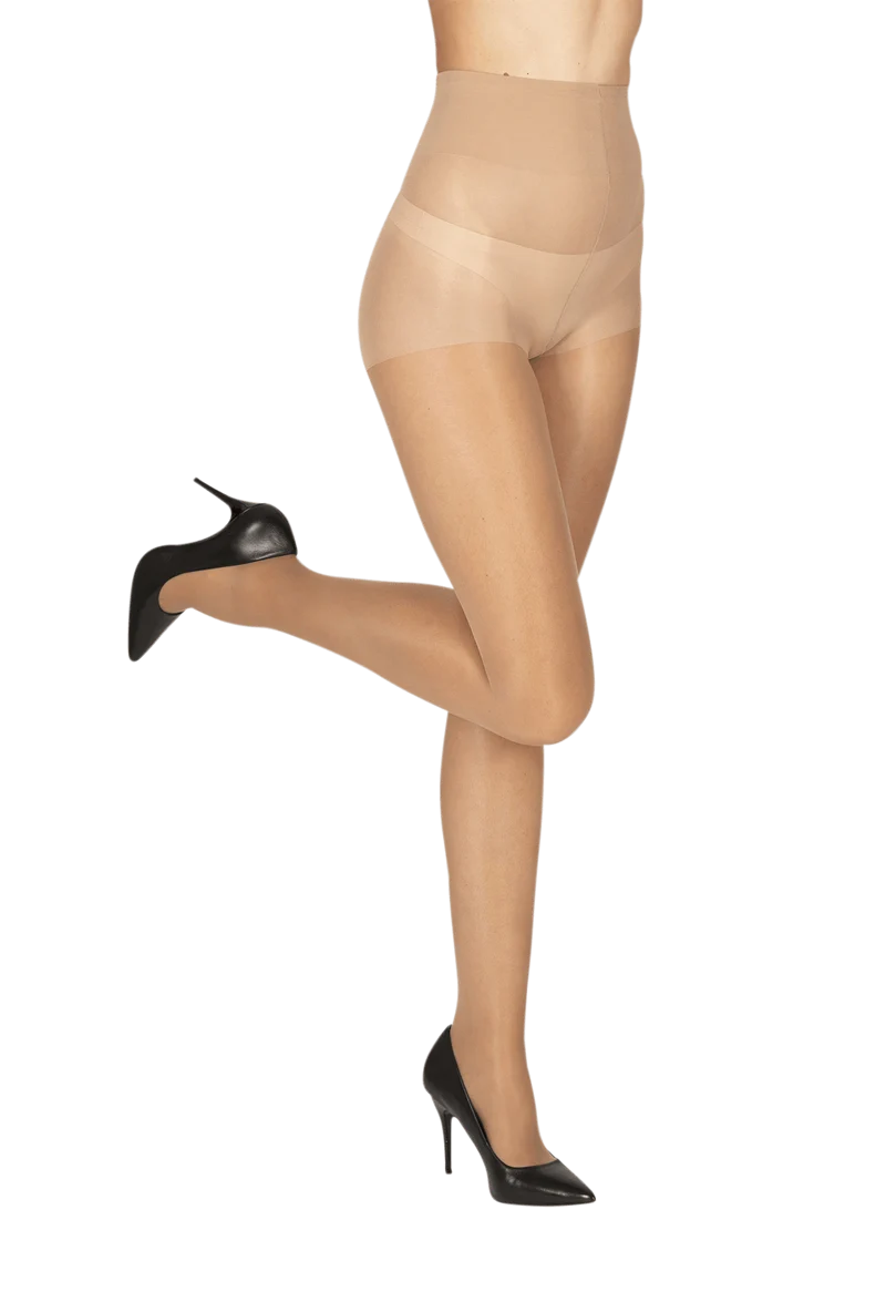 Collant Transparent 19D Actiwell Circulation - Beige naturel