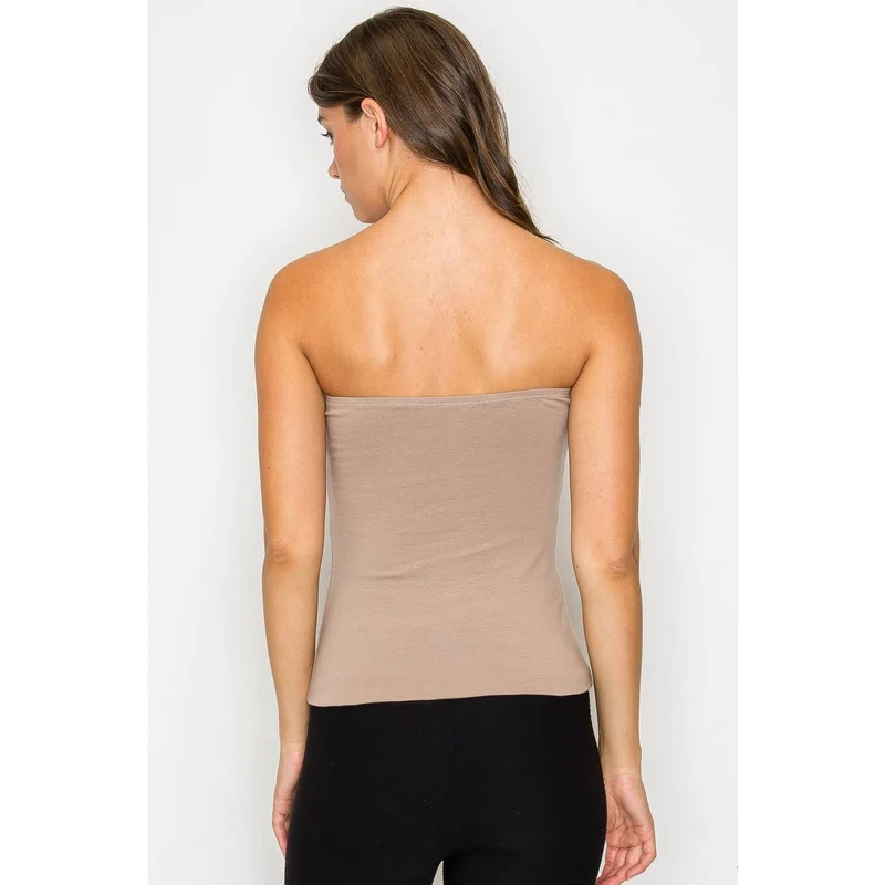 Double Layered Long Tube Top