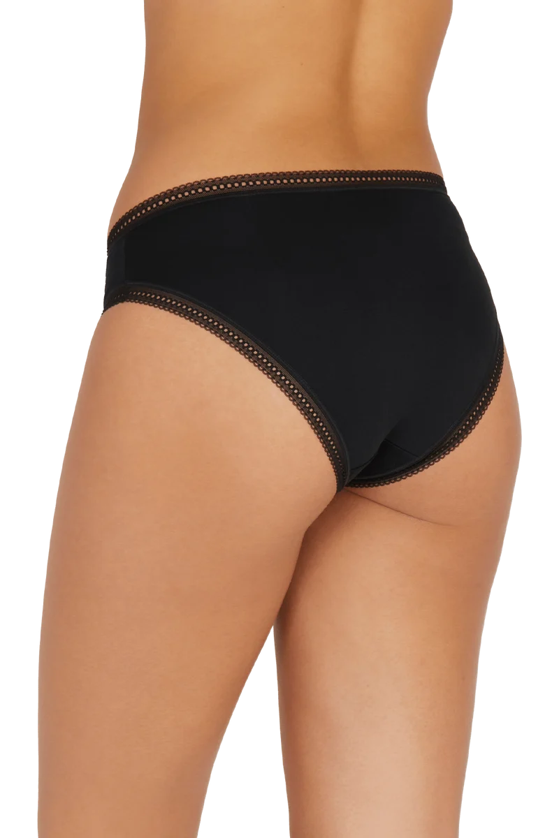 Duo Confort Modal Lot de 2 Slips - Noir