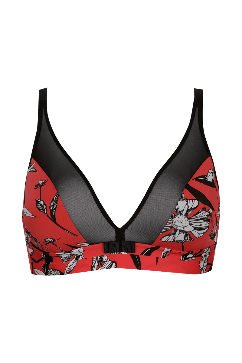 Soutien-gorge sans armatures Tulle Design - Kimono