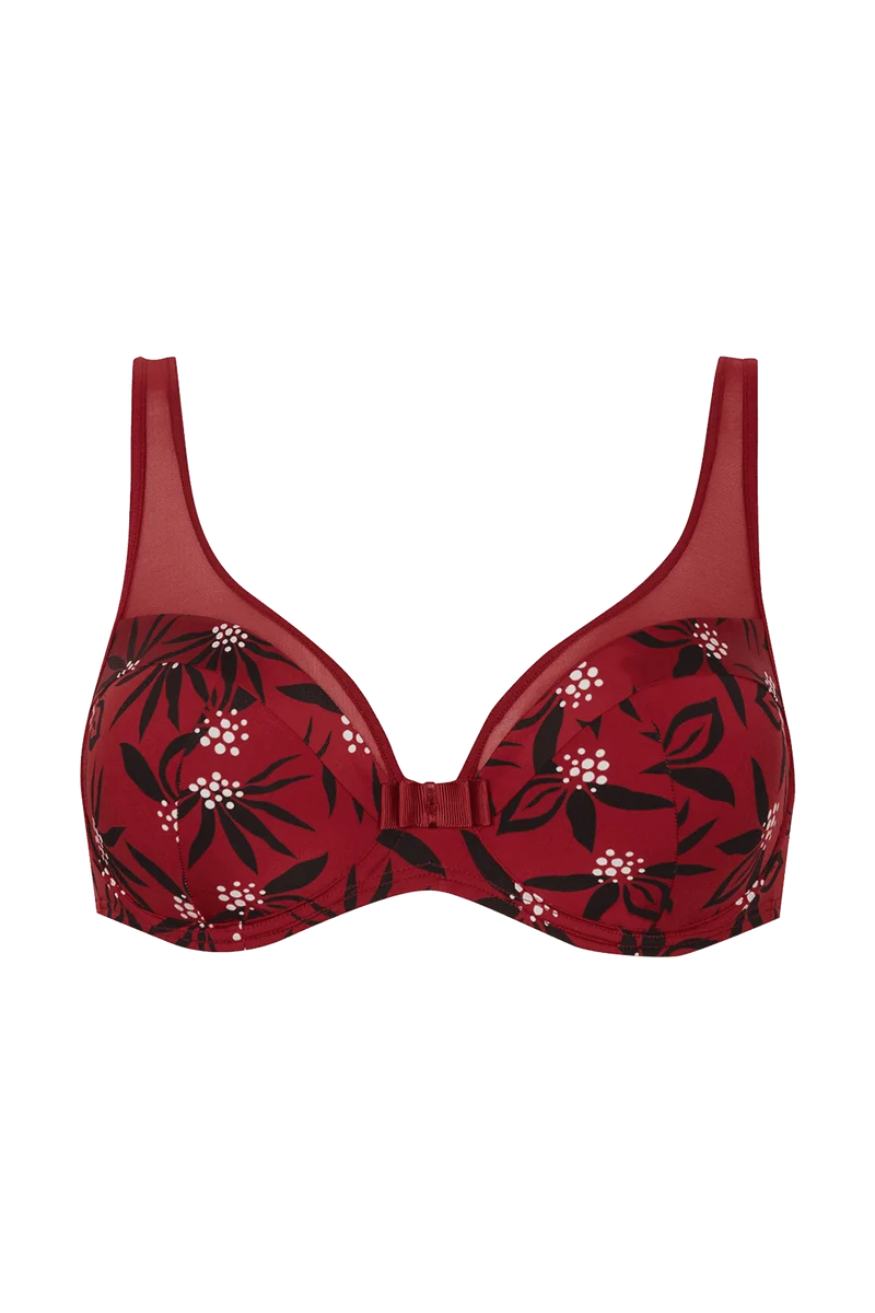 Soutien-gorge à armatures Tulle Design - Soleil levant