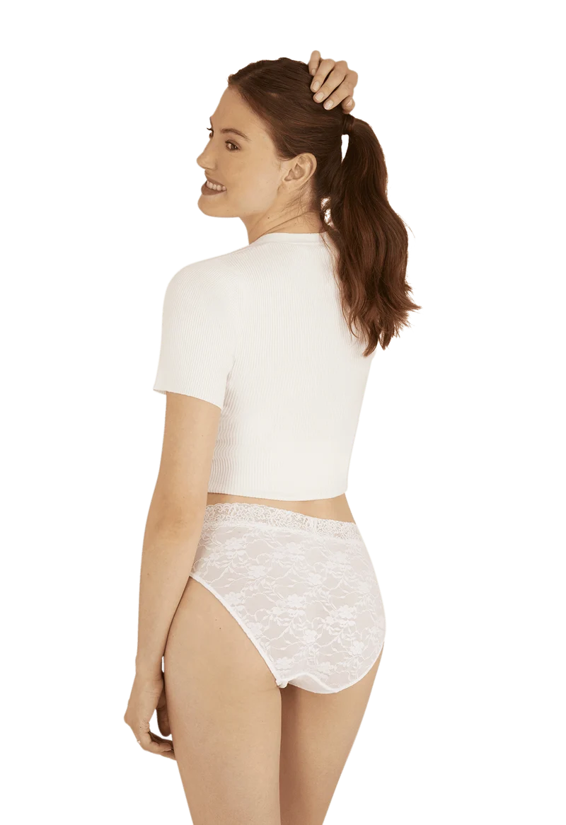 Duo Pop Lot de 2 Slips - Vert éclatant / blanc