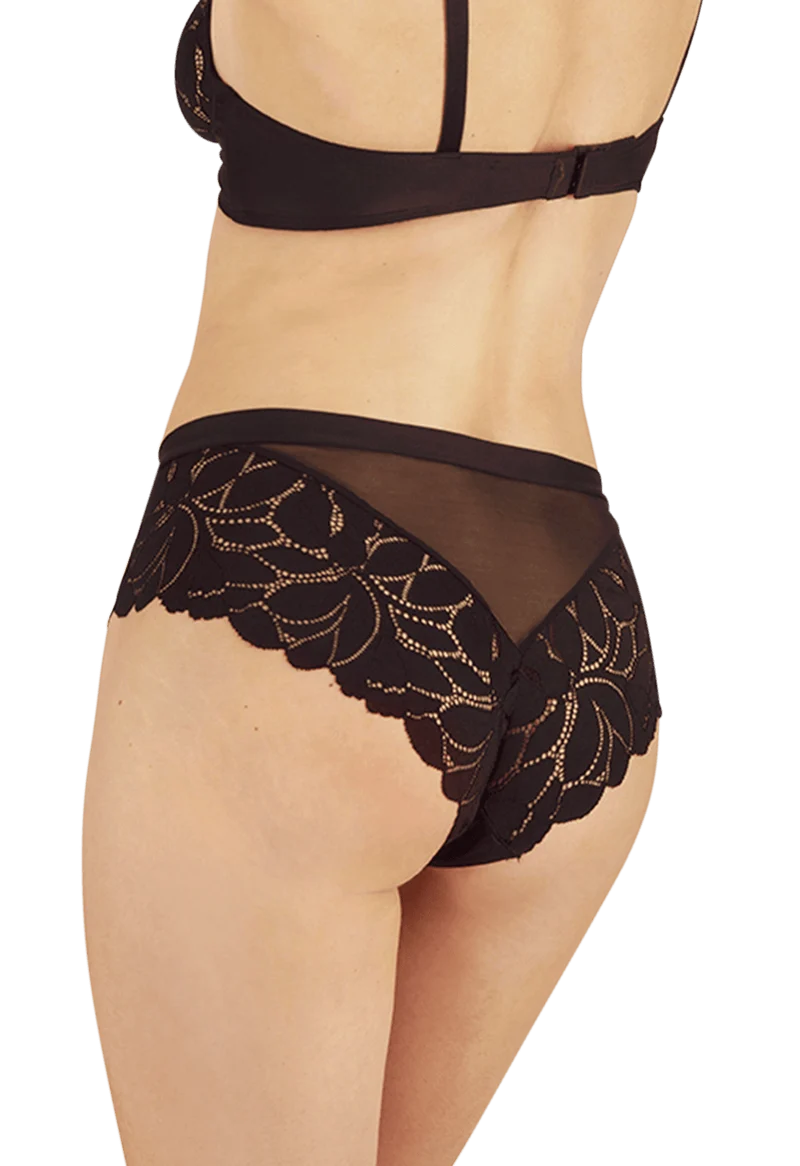 Slip brésilien Dentelle Prodigieuse - Noir