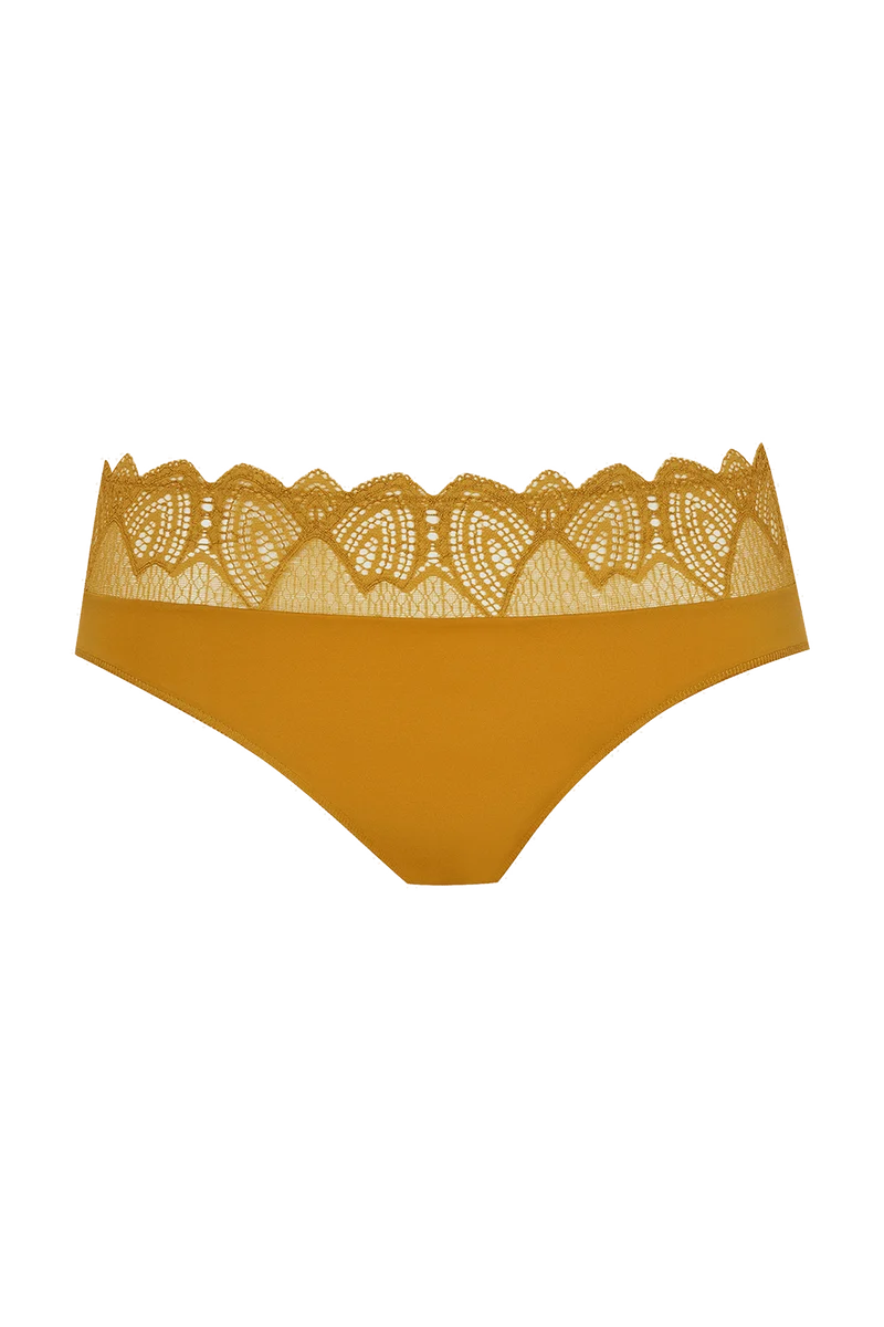 Slip Vertige Drapé - Ocre