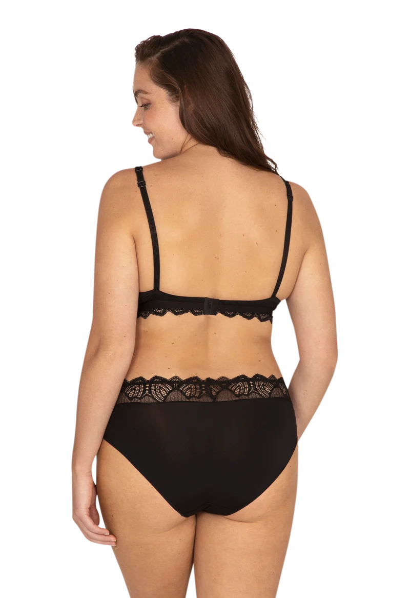 Soutien-gorge sans armatures Vertige Drapé - Noir