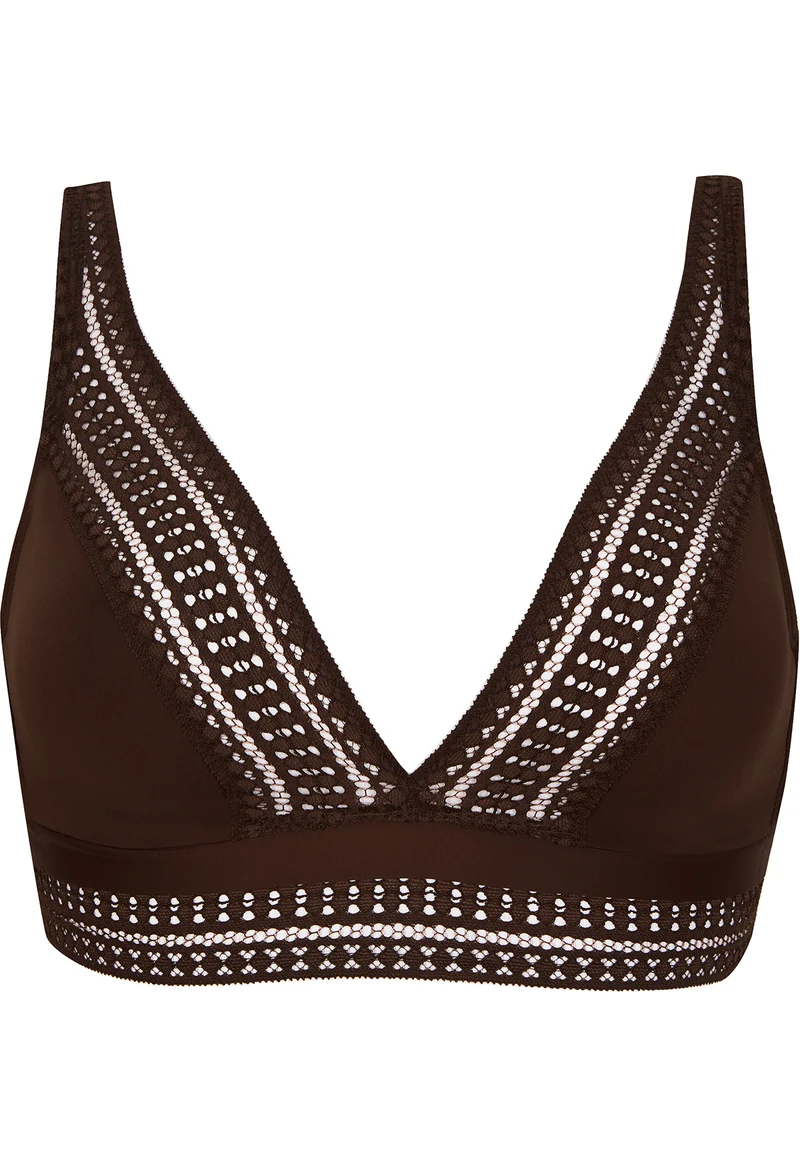 Soutien-gorge sans armatures Arty Graphik - Chocolat