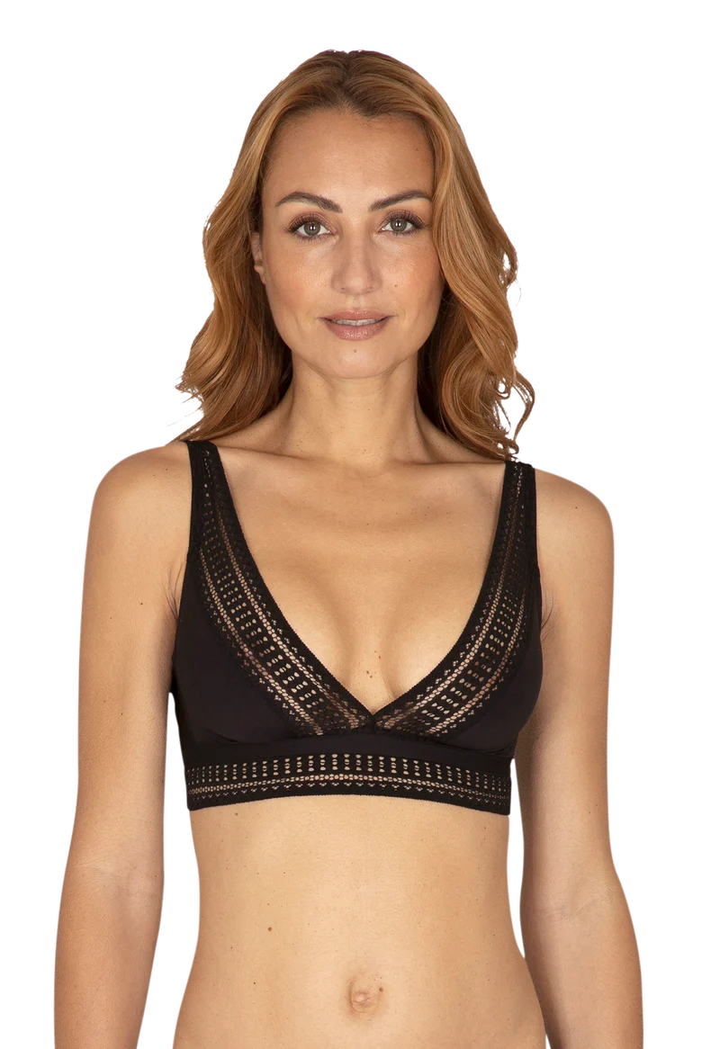 Soutien-gorge sans armatures Arty Graphik - Noir
