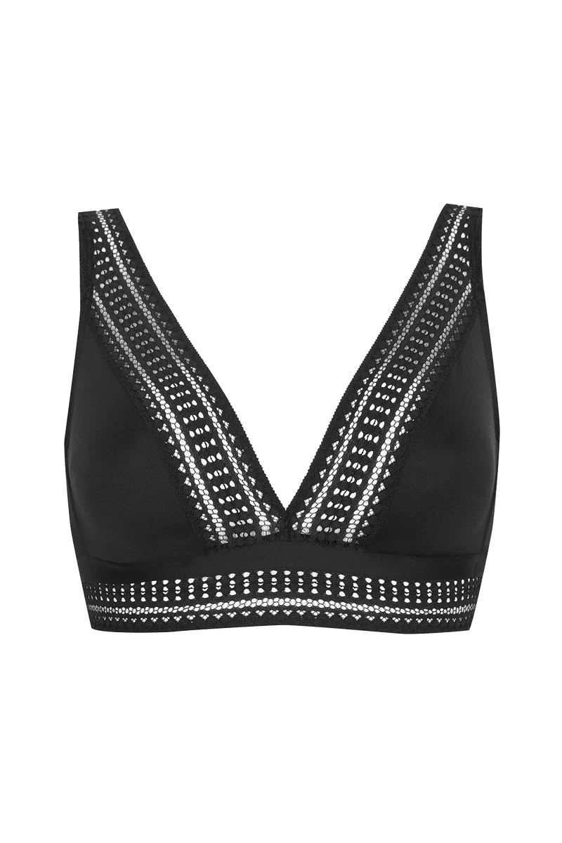 Soutien-gorge sans armatures Arty Graphik - Noir