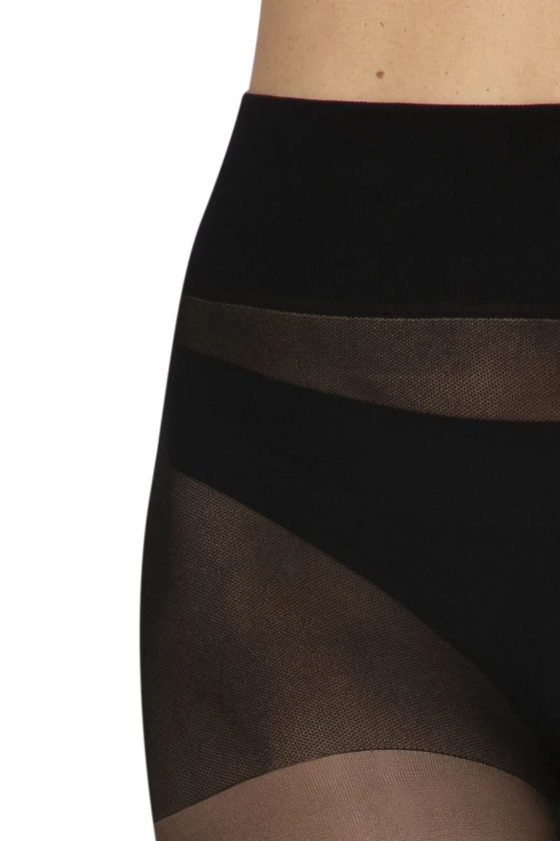 Collant Transparent 20D Well Infini Confort - Noir
