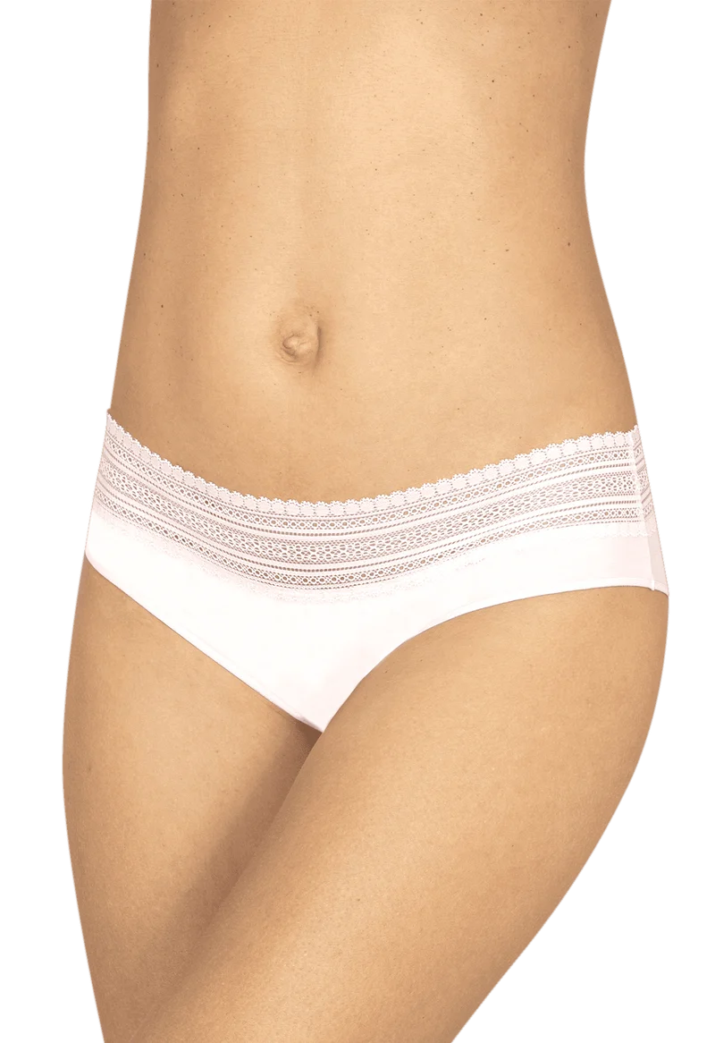 Lot de 2 slips en coton bio Intimement Bio - Poudre