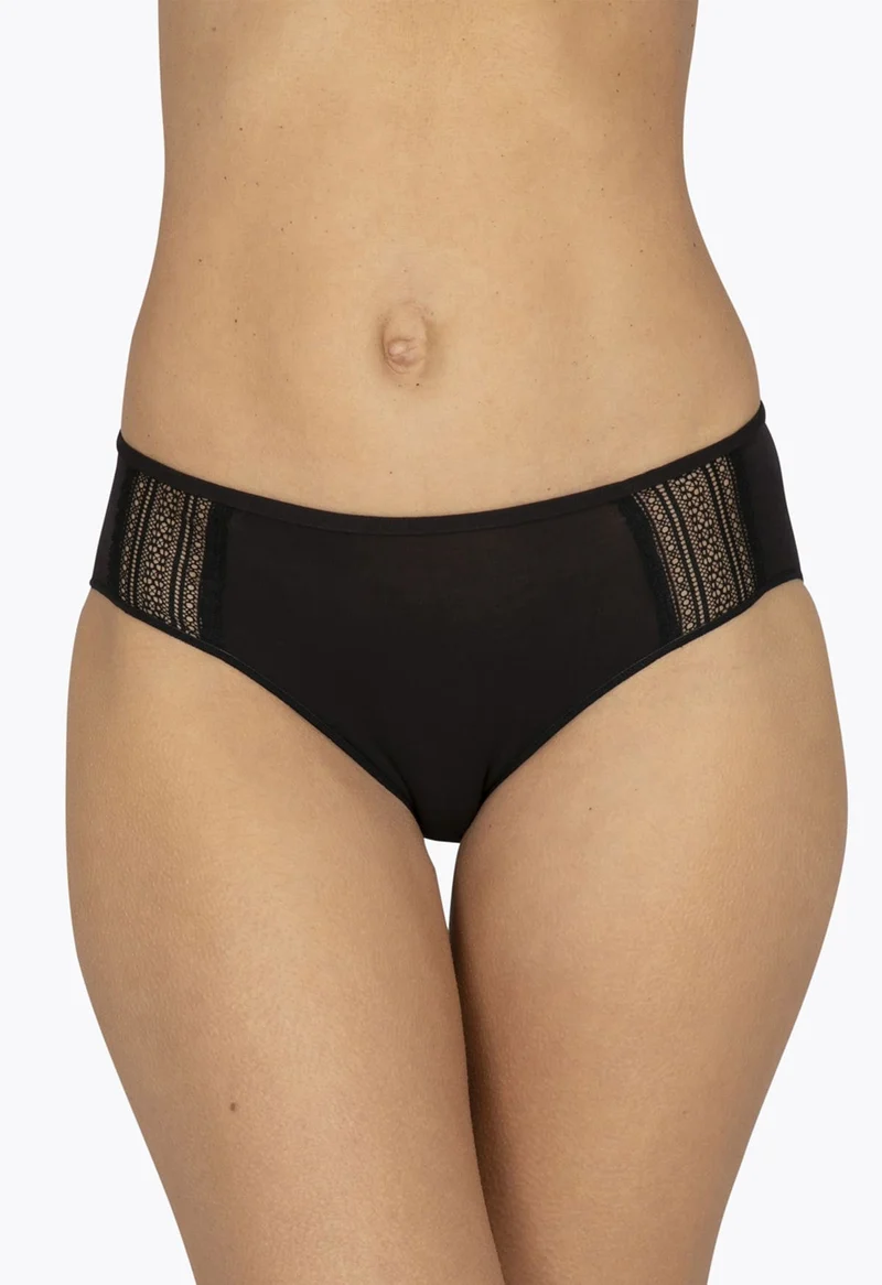 Lot de 2 slips en coton bio Intimement Bio - Noir