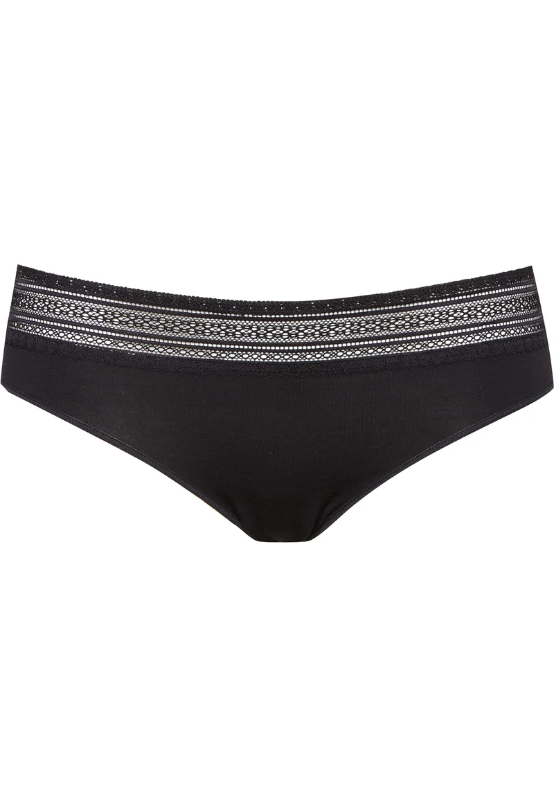 Lot de 2 slips en coton bio Intimement Bio - Noir