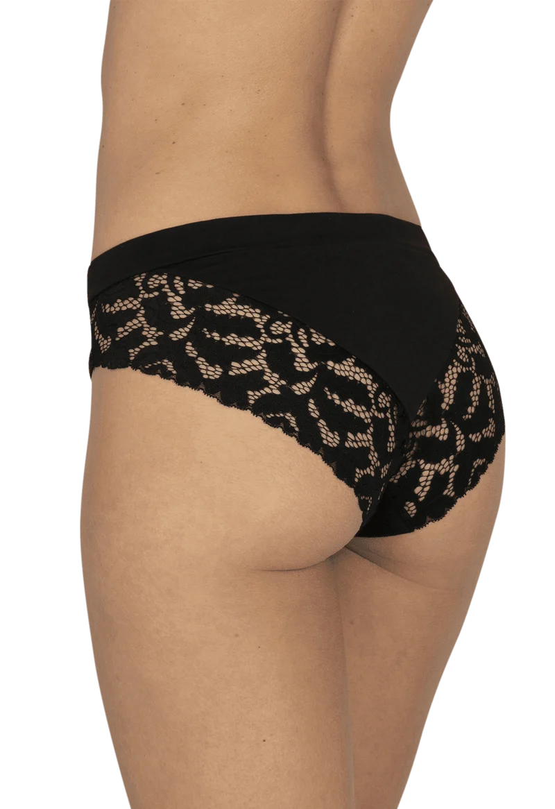 Slip en coton biologique Intimement Bio - Noir