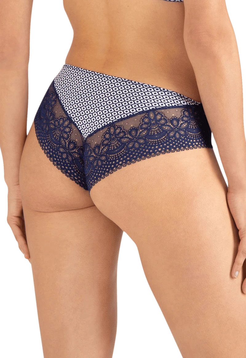 Slip brésilien dentelle et microfibre L'irrésistible - Illusion