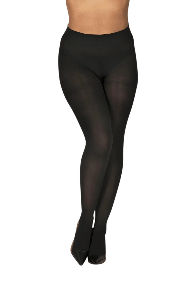 Collant Opaque 60D sur-mesure Morphologie - Noir