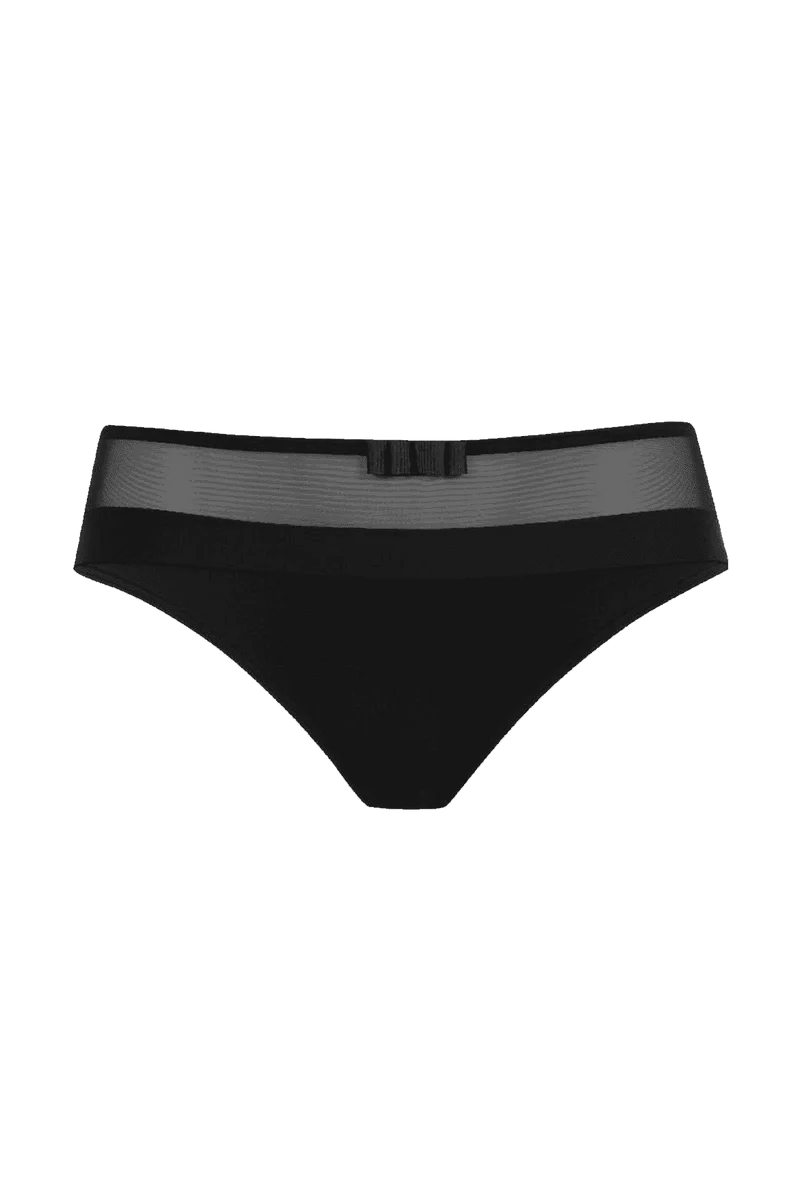 Slip Tulle Design - Noir