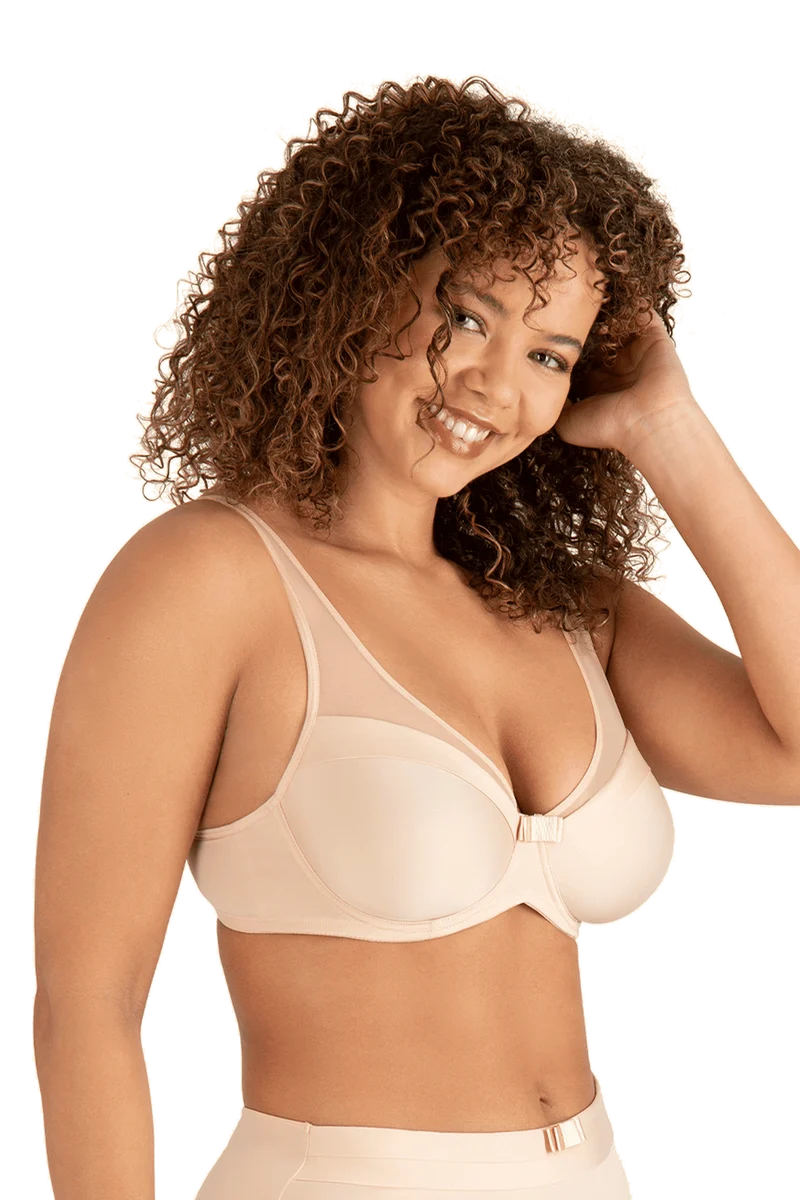 Soutien-gorge à armatures Tulle Design - Nude