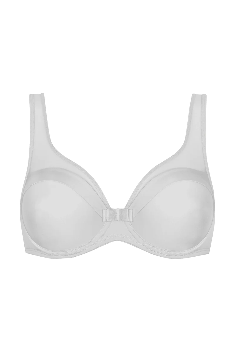 Soutien-gorge à armatures Tulle Design - Blanc
