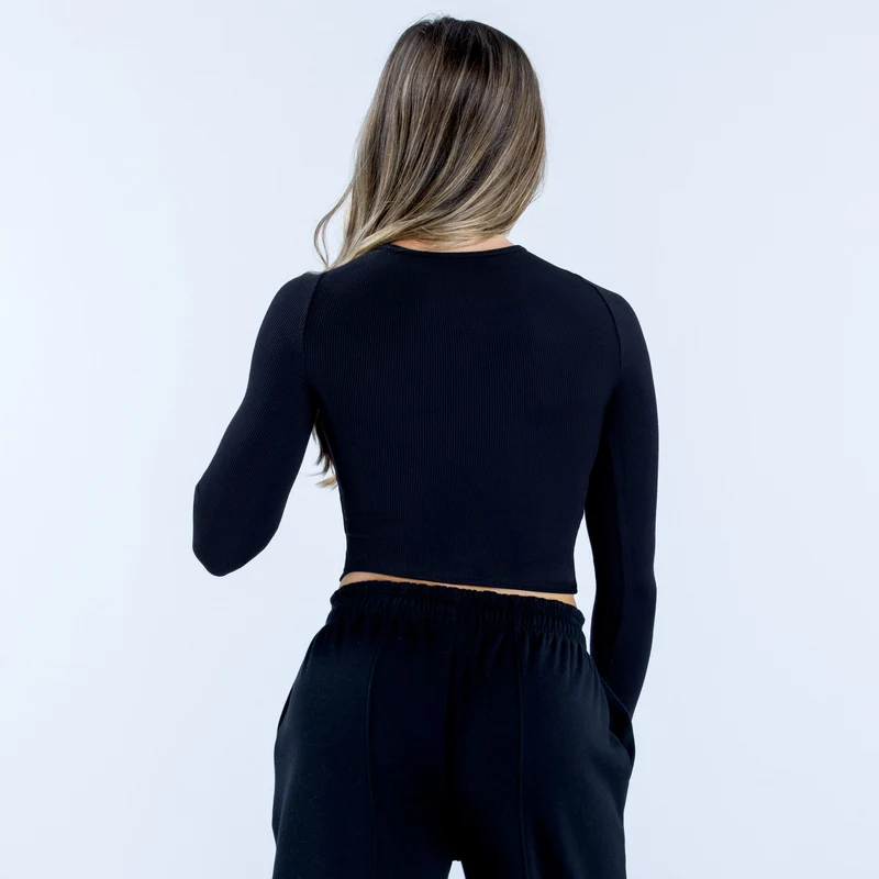 Revive Long Sleeve Ribbed Top
