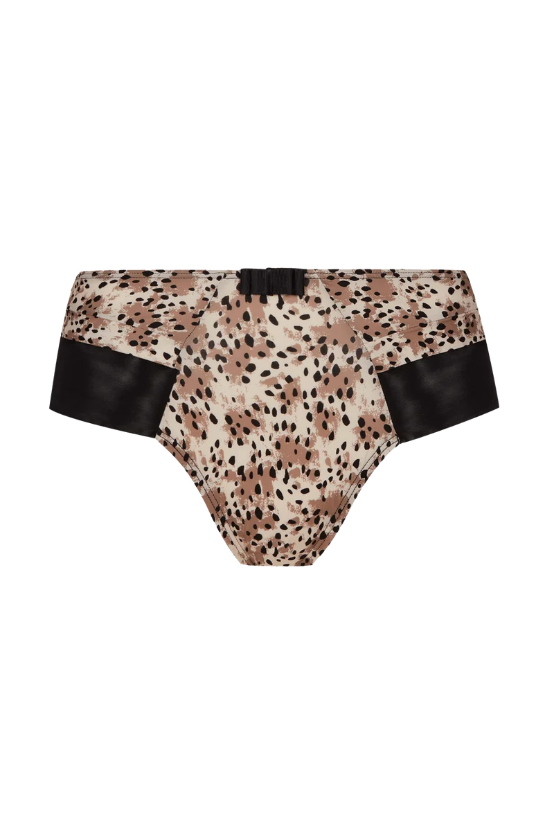 Slip Brésilien Tulle Design - Stracciatella