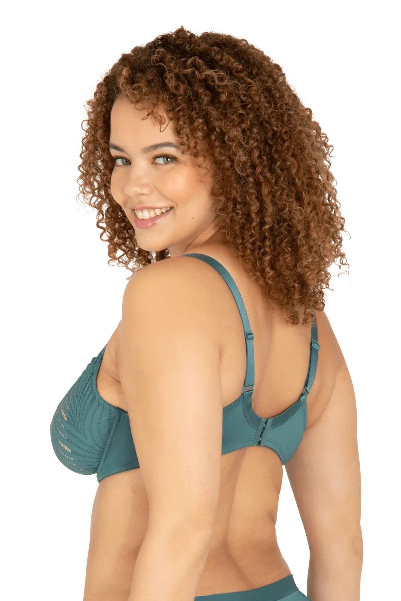 Soutien-gorge à armatures Muse - Vert paon