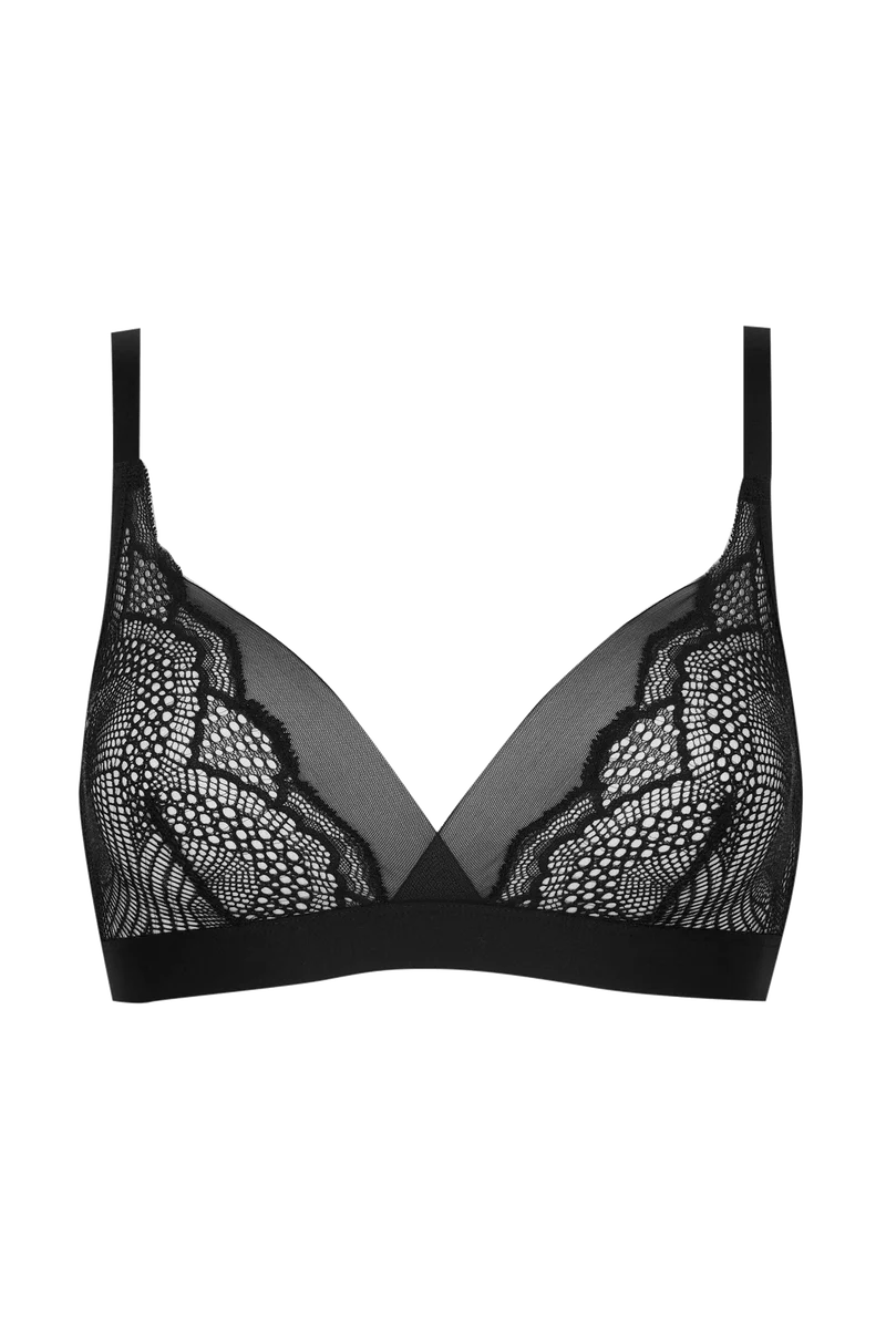 Soutien-gorge sans armatures Idylle - Noir