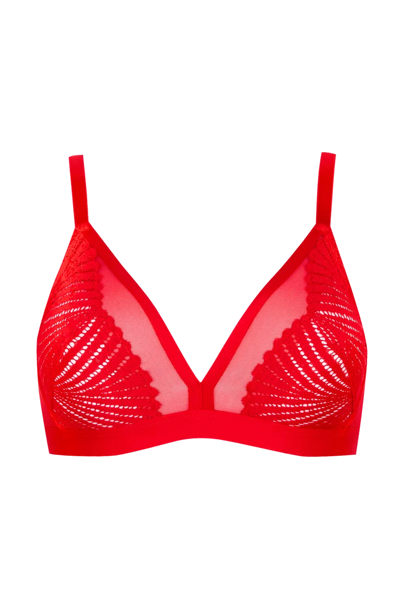 Soutien-gorge sans armatures Muse - Rouge ardent