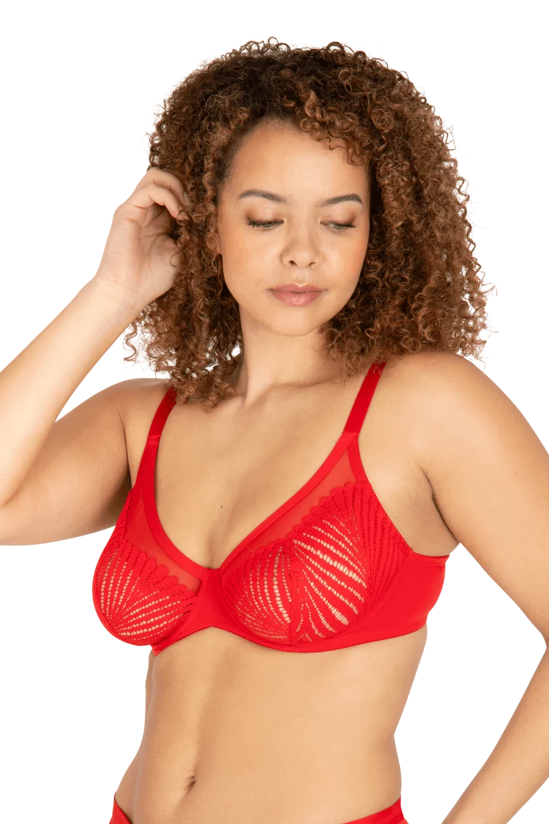 Soutien-gorge à armatures Muse - Rouge ardent