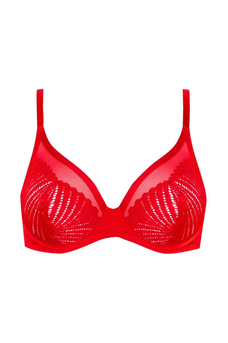 Soutien-gorge à armatures Muse - Rouge ardent
