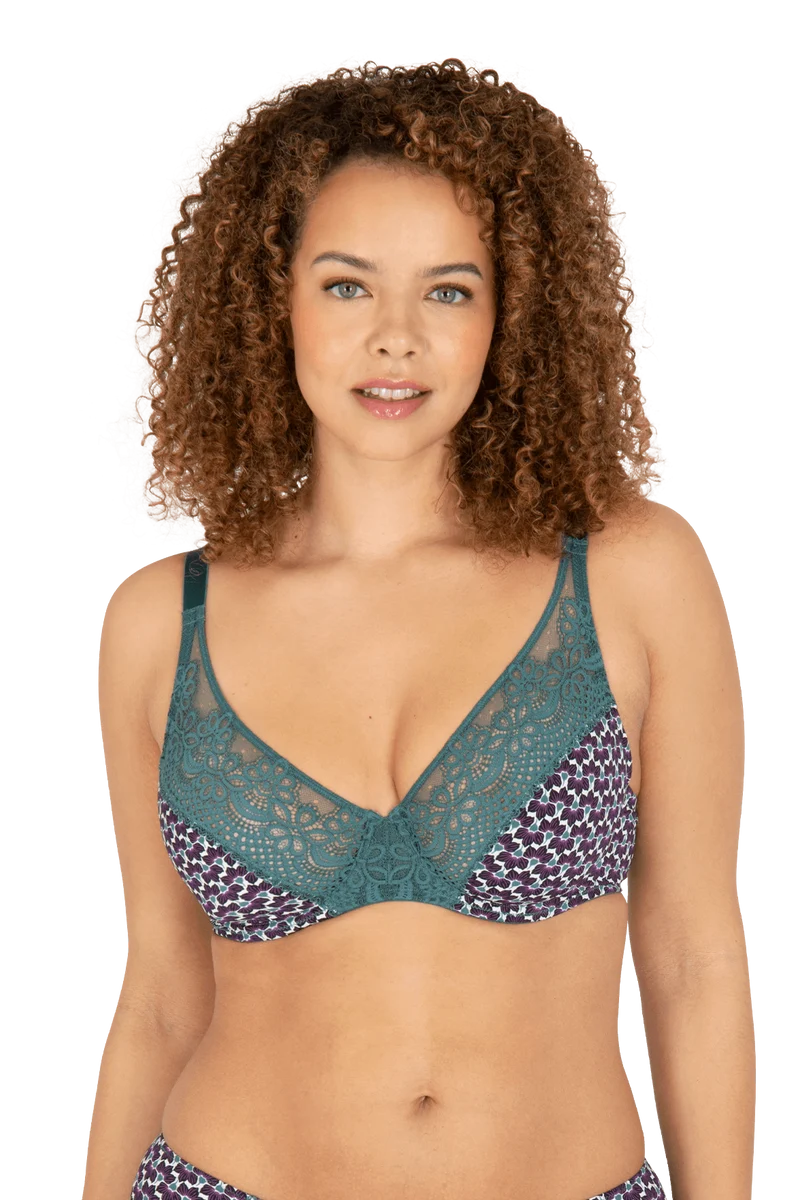 Soutien-gorge foulard à armatures L'irrésistible - Imprimé folk